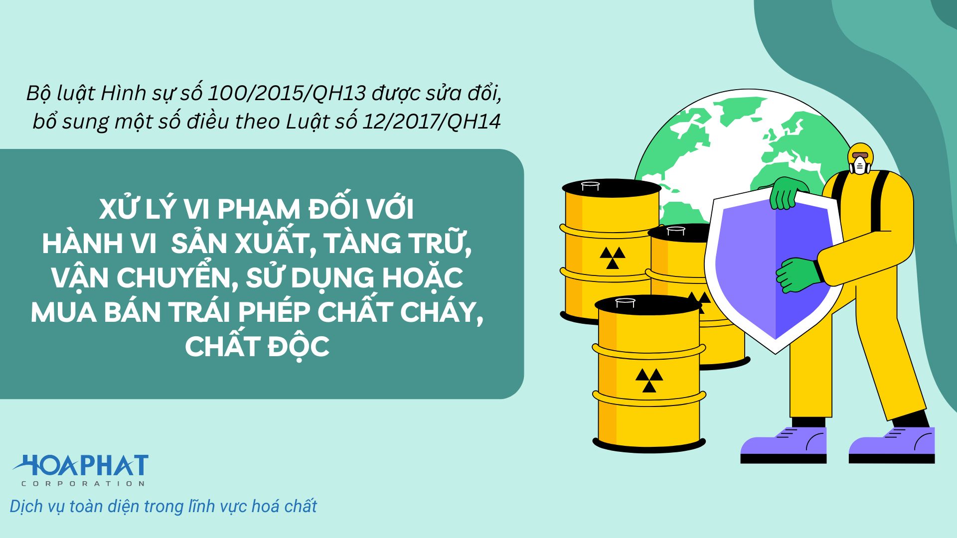 Xử lý vi phạm sản xuất, tàng trữ, vận chuyển, sử dụng hoặc mua bán chất cháy, chất độc